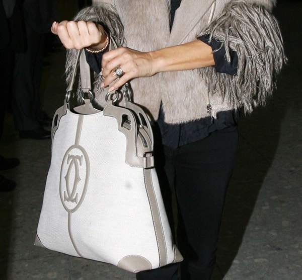 Fergie totes Marcello De Cartier shopping bag in taupe