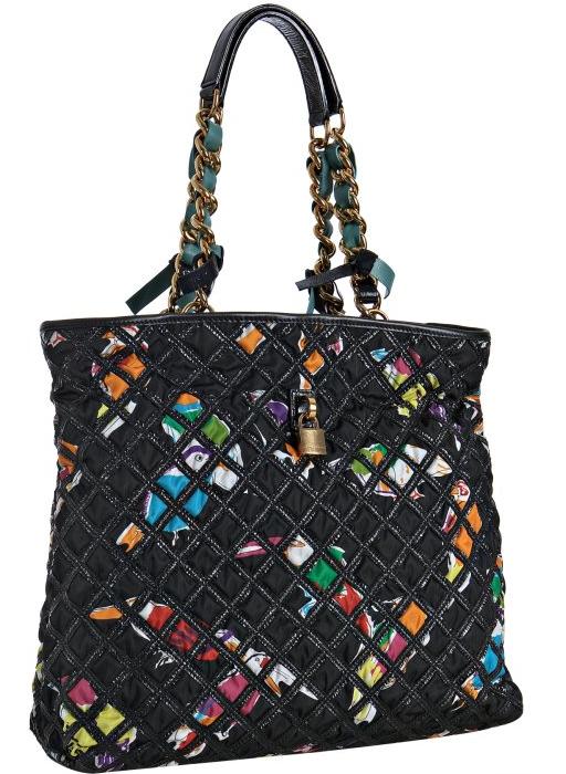 Marc Jacobs Fabric and Leather Parrot Tote