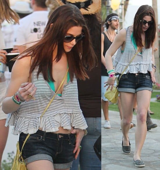 Ashley Greene during Day 1 of the Coachella Valley Music & Arts Festival 2011