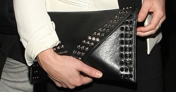 Pippa Middleton's studded clutch handbag
