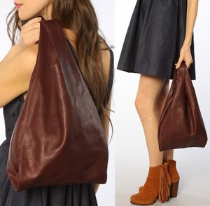 Holiday Gift And Chic Market Bag Idea: Baggu Leather Shopping Bag