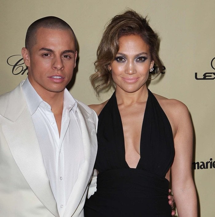 Jennifer Lopez and Casper Smart attend The Weinstein Company's 2013 Golden Globes After Party at The Beverly Hilton Hotel on January 13, 2013 in Beverly Hills, California