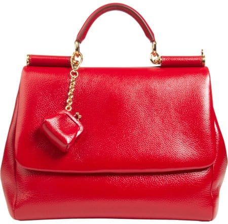 Dolce & Gabbana Soft Miss Sicily Bag in Red