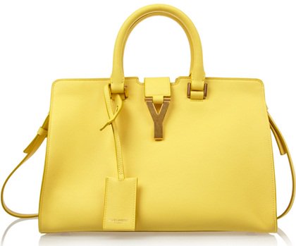 Yves Saint Laurent "Cabas" Small Leather Tote