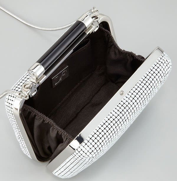 Diane von Furstenberg "Tonda" Small Chain-Mail Clutch Bag