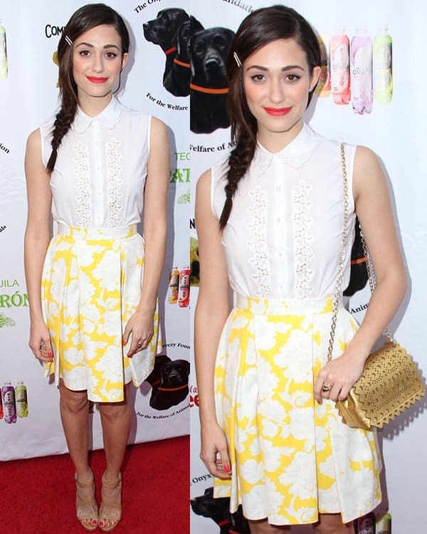 Emmy Rossum at The Onyx And Breezy Foundation's 'Saving Tails' Fundraiser in Hollywood on April 13, 2013