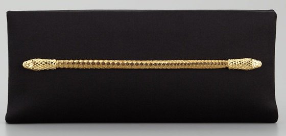 Tom Ford Two-Headed Serpent Silk Clutch