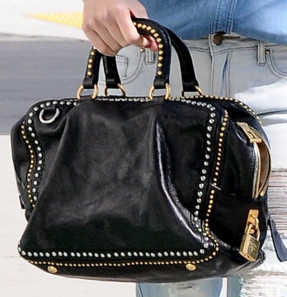 A closer look at Miranda's bag