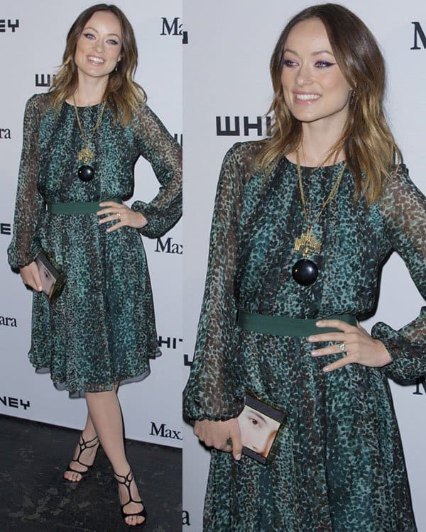 Actress Olivia Wilde arrives at the Whitney Museum Annual Art Party on May 1, 2013 in New York City