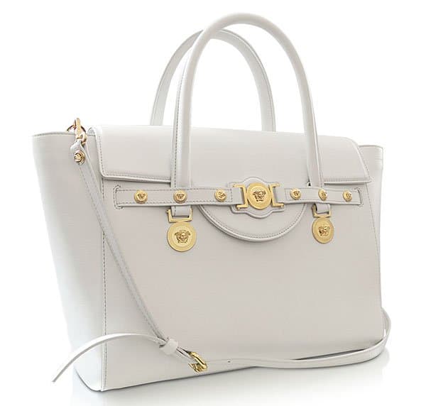Versace Large Signature Leather Tote
