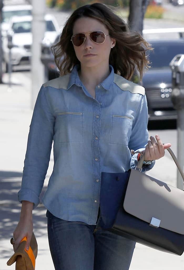 Sophia Bush on her way to a nail salon in West Hollywood, California on May 29, 2013