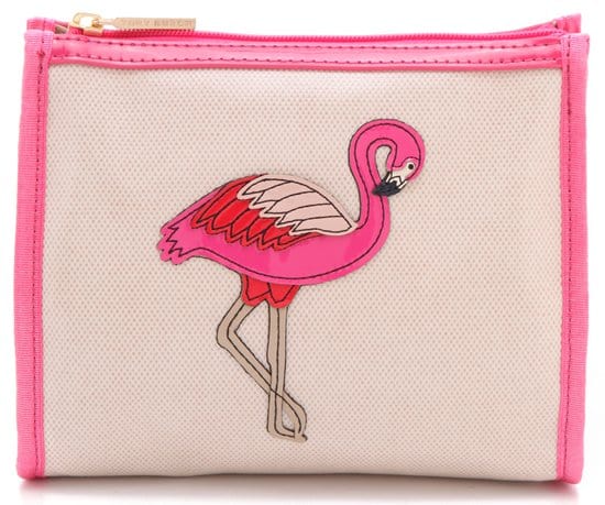 Tory Burch Flamingo Taryn Cosmetic Case