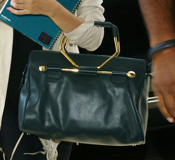 Selena Gomez carrying a Bombette bag by Viktor & Rolf