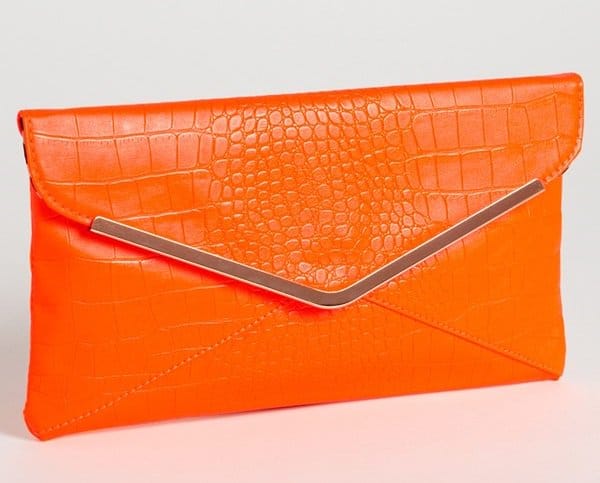 Expressions NYC Faux Leather Clutch