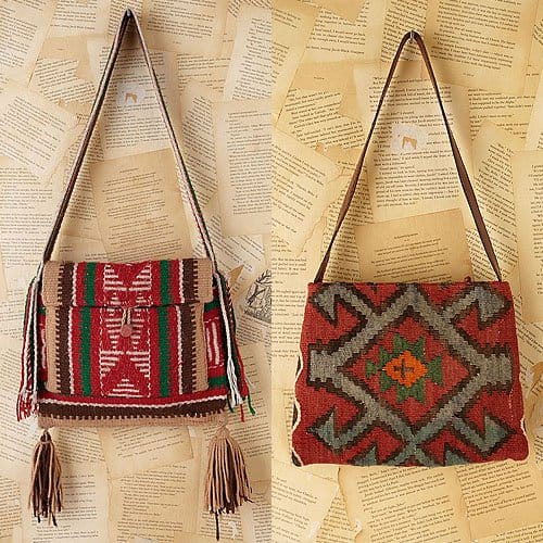 Vintage woven bags