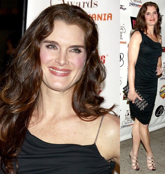 Brooke Shields at the 55th Annual Drama Desk Awards held at LaGuardia Concert Hall at Lincoln Center in New York City on May 23, 2010