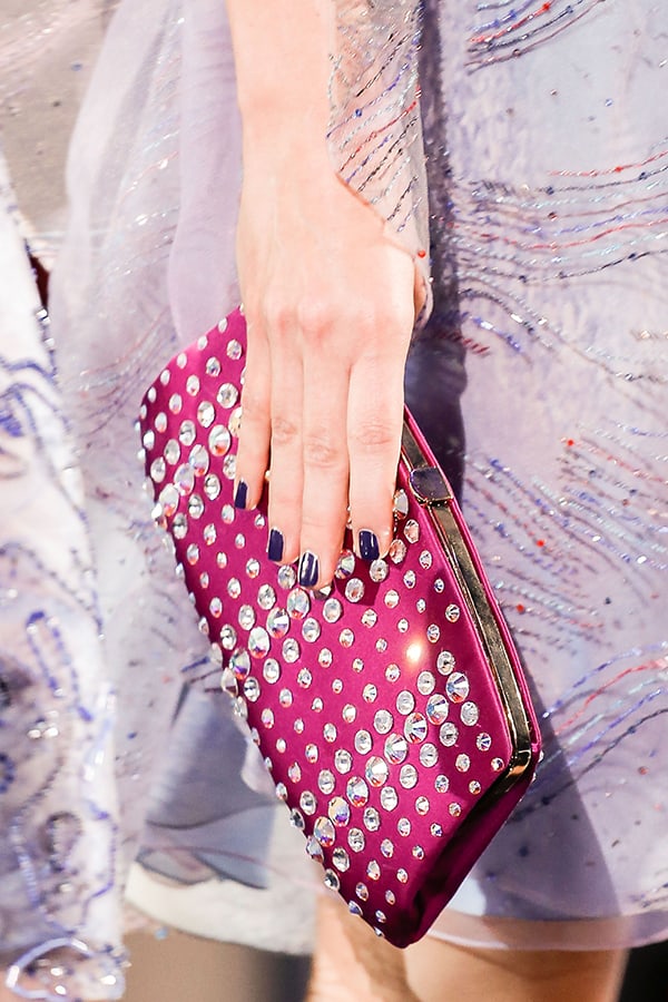 Jeweled Giorgio Armani clutch handbag