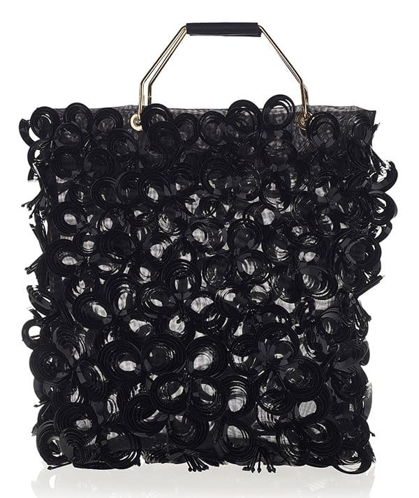 Marni Net and Nylon Woven Shopping Bag Onice