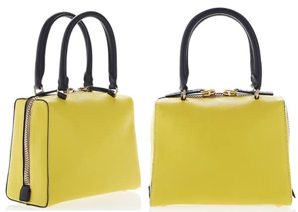 Marni Yellow Leather Handbag