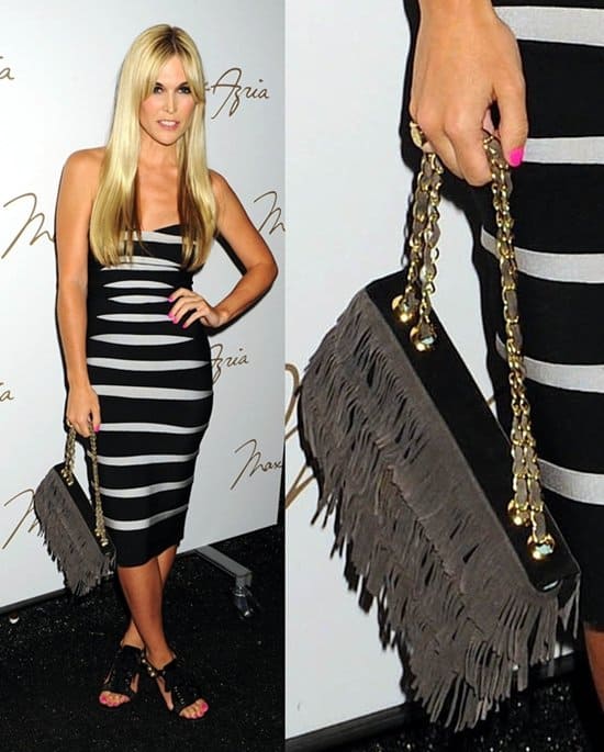 Tinsley Mortimer at the Max Azria 2010 Collection - backstage Mercedes-Benz IMG New York Fashion Week Spring/Summer 2010 in New York City on September 15, 2009