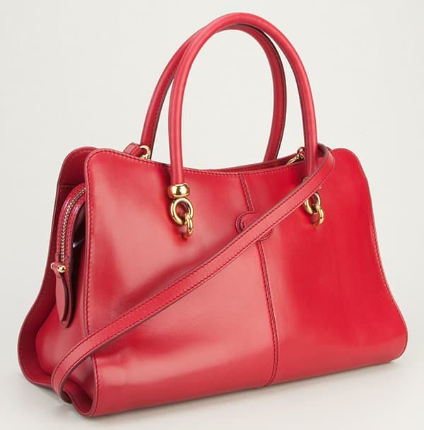 Strawberry Red Tod's Tote Bag