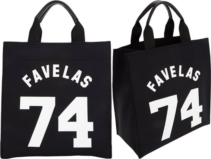 Black/White Givenchy "Favelas 74" Tote