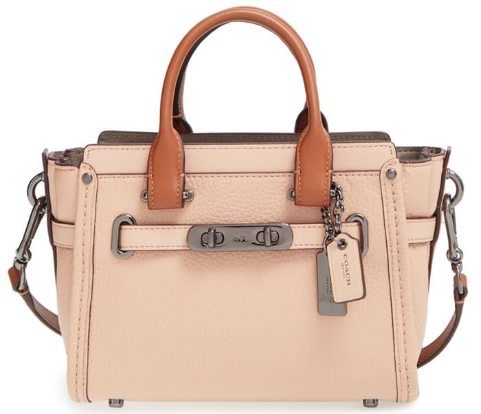 Coach Swagger 20 Leather Satchel in Beechwood Multi