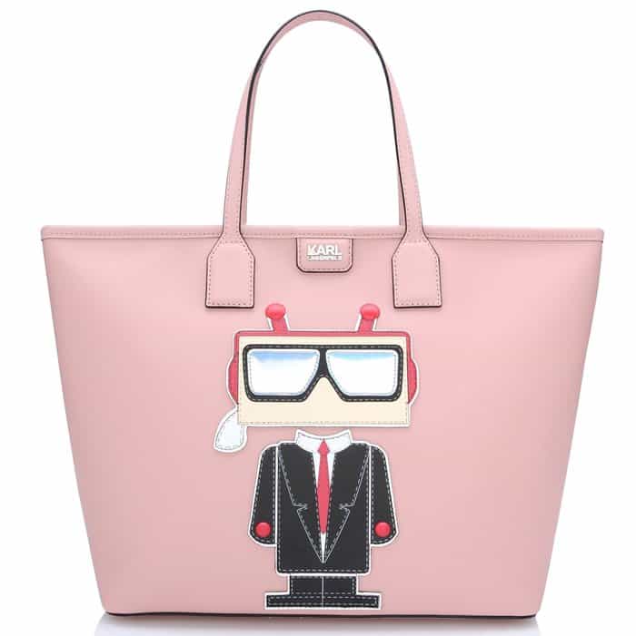 Karl Lagerfeld Robot Shopper in Misty Rose