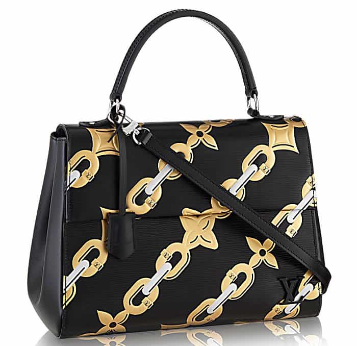 Louis Vuitton Cluny MM Bag in Chain Flower Print