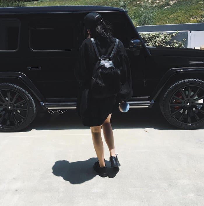 Kylie Jenner Backpack Fur