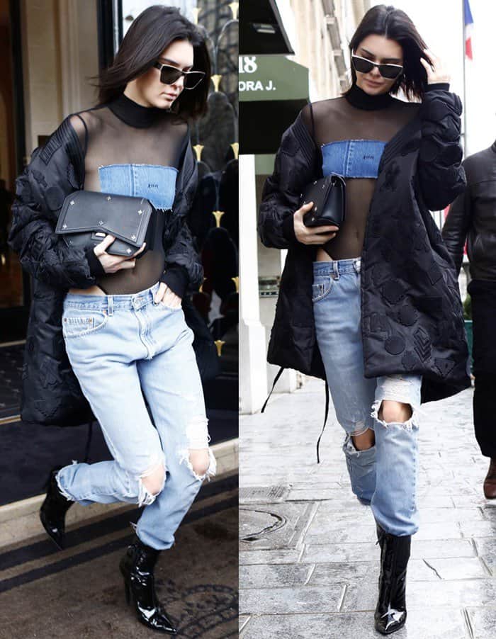 Kendall Jenner out and about in Paris for fashion week