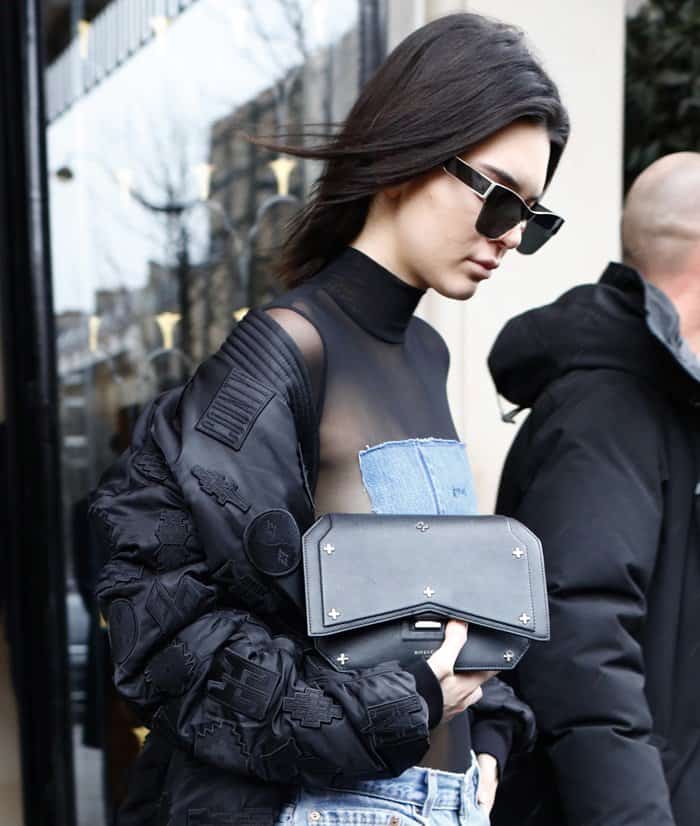 Kendall Jenner out and about in Paris for fashion week