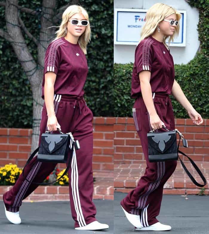 Sofia Richie spotted out and about for lunch at Fred Segal in West Hollywood