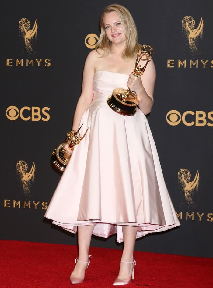 Elisabeth Moss won two Emmy awards for her work for The Handmaid's Tale