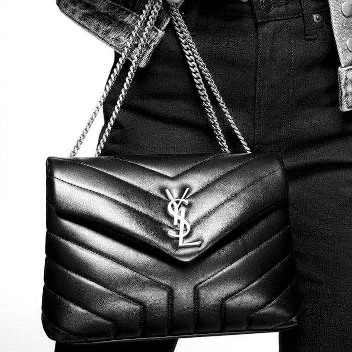 Saint Laurent's 'Loulou' bag is defined by its signature quilting and archival 'YSL' motif