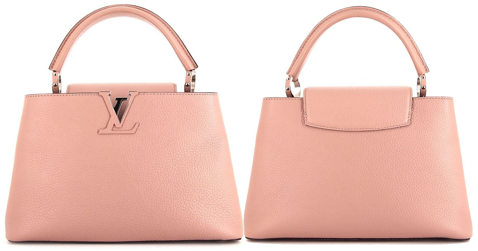 Louis Vuitton's Capucines features a structured rectangular silhouette made from soft Taurillon leather