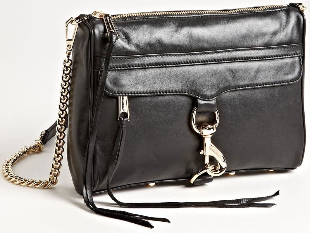 Genuine Rebecca Minkoff bags are made with high-quality leather that should feel soft and supple