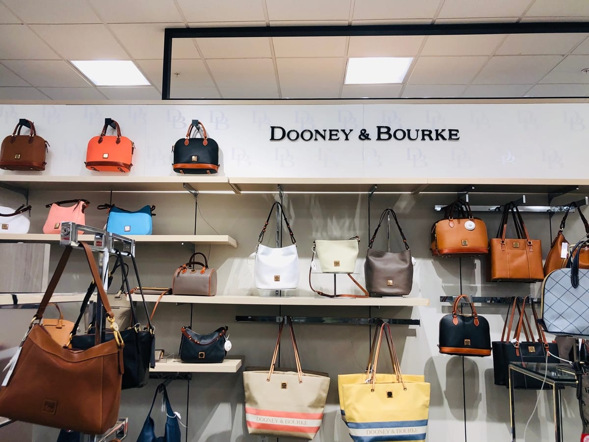 Dooney & Bourke handbags are designed in Norwalk, a city located in southwestern Connecticut, but are mostly made in China and other countries