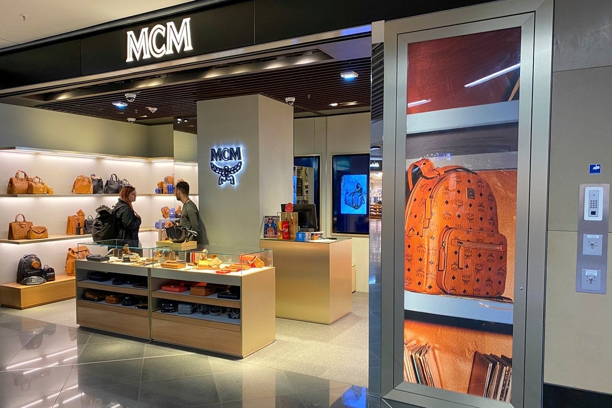 MCM has hundreds of stores worldwide where you can buy real bags, purses, and backpacks