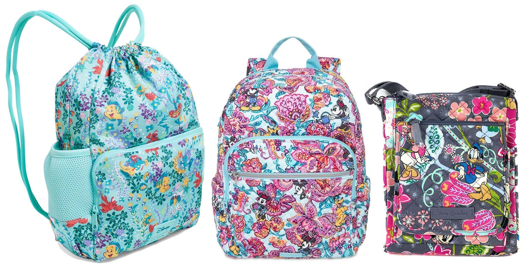 The Vera Bradley x Disney collaboration features everyone's most-loved Disney characters on Vera Bradley's signature styles