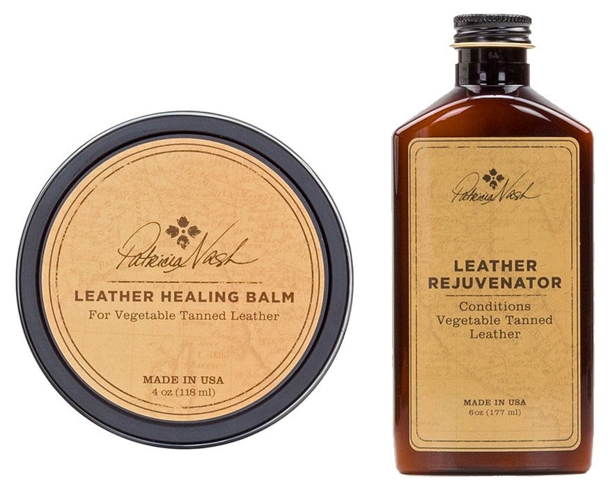 Patricia Nash recommends using its Healing Balm and Leather Rejuvenator to maintain the softness of its leather handbags