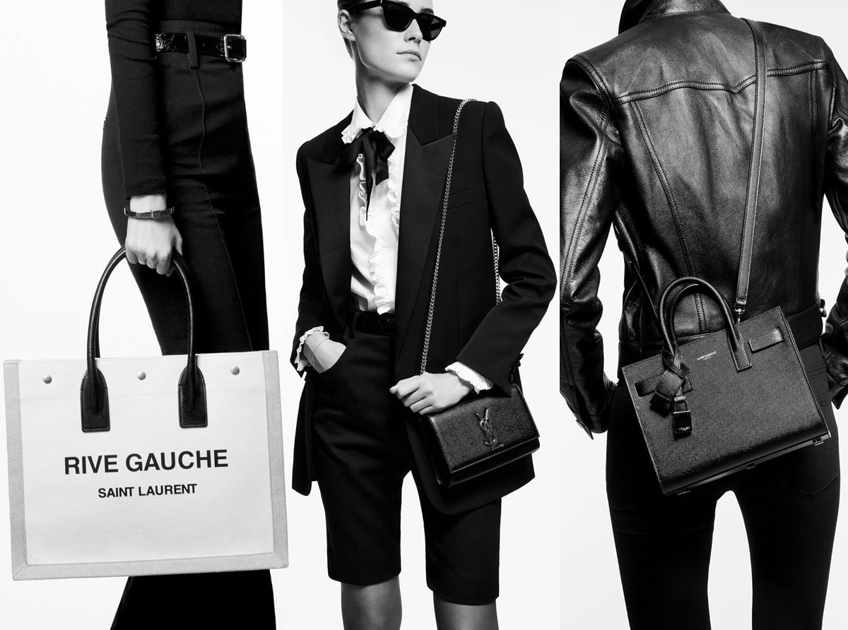 Some of Saint Laurent's most expensive bags include the Rive Gauche tote ($1,390), the Kate ($2,390), and the Sac de Jour ($2,390)
