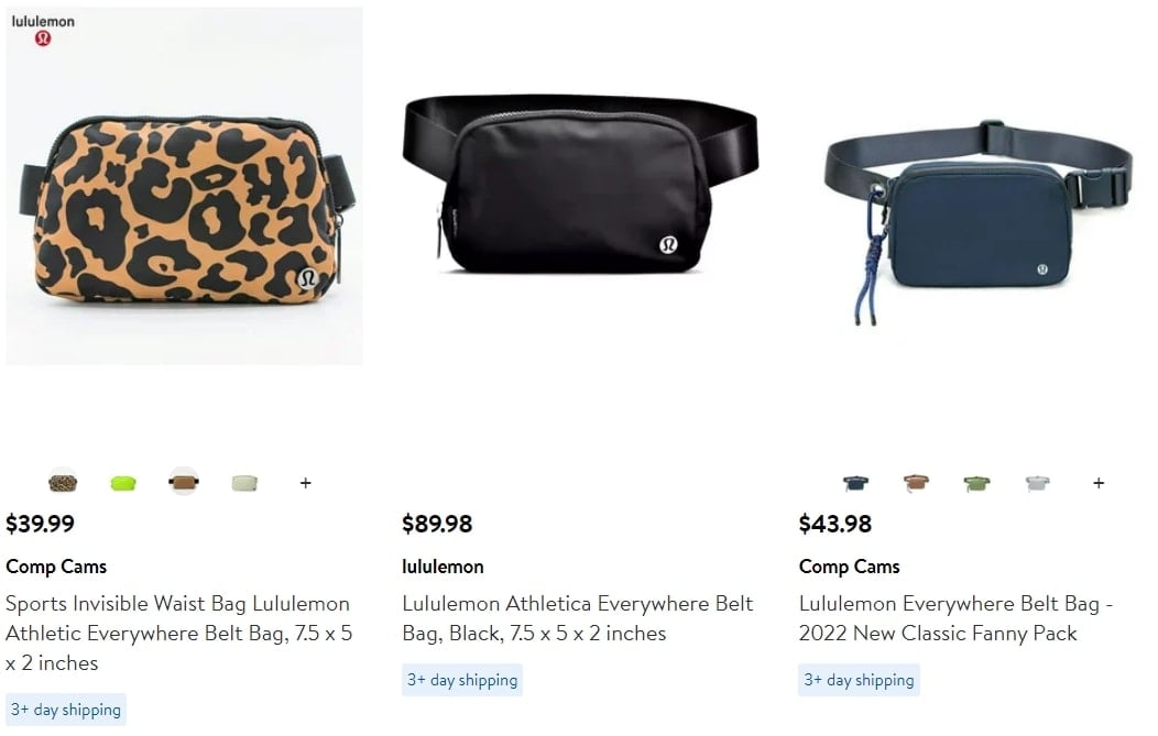 Made popular on TikTok, Lululemon's Everywhere Belt Bag is still available at Walmart